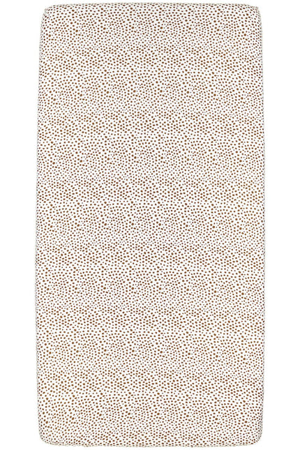 Meyco Hoeslaken Jersey Boxmatras 75X95 Cheetah Camel - Meyco - Babywinkel - 4054703566307