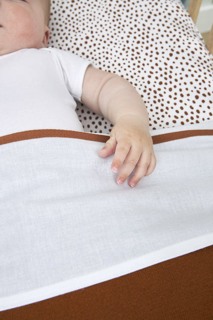Meyco Hoeslaken Jersey Boxmatras 75X95 Cheetah Camel - Meyco - Babywinkel - 4054703566307