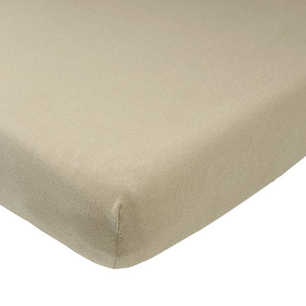 Meyco Hoeslaken Jersey Boxmatras 75X95cm Taupe - Meyco - Babywinkel - 4054703660173