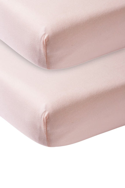 Meyco Hoeslaken Jersey Lichroze 70x140/150 cm 2st - Meyco - Babywinkel - 4054703652024
