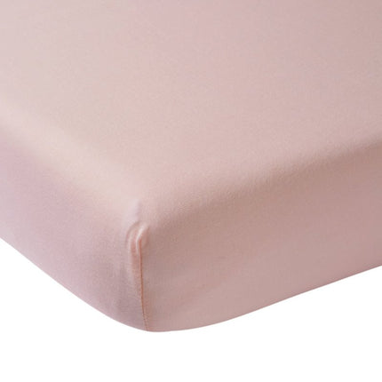 Meyco Hoeslaken Jersey Oudroze 60x120cm - Meyco - Babywinkel - 4054703564259