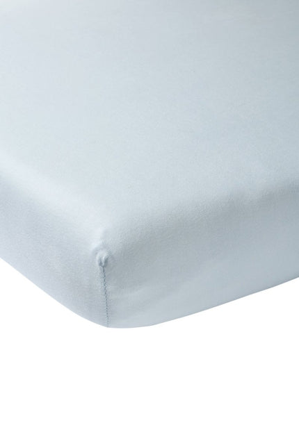 Meyco Hoeslaken Jersy Boxmatras Lichtblauw 75x95cm - Meyco - Babywinkel - 4054703566031