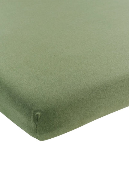 Meyco Hoeslaken Ledikant Olive Green 60X120cm - Meyco - Babywinkel - 4054703668315