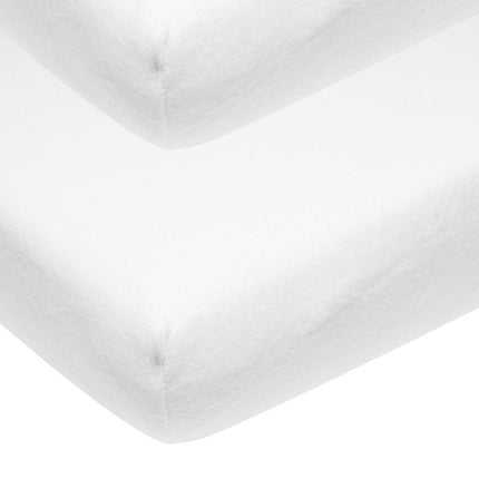 Meyco Hoeslaken Molton Stretch 2St 60X120 Wit - Meyco - Babywinkel - 4054703642902