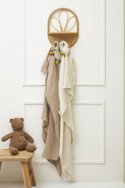Meyco Hydrofiele Doek 2 - Pack Soft Sand/Taupe 120X120cm - Meyco - Babywinkel - 4054703201611