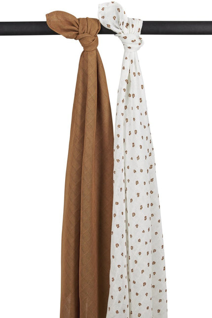 Meyco Hydrofiele Doek 2St Mini Panther Toffee - Meyco - Babywinkel - 4054703451559