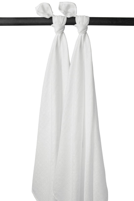 Meyco Hydrofiele Doek 2St Wit - Meyco - Babywinkel - 4054703451009