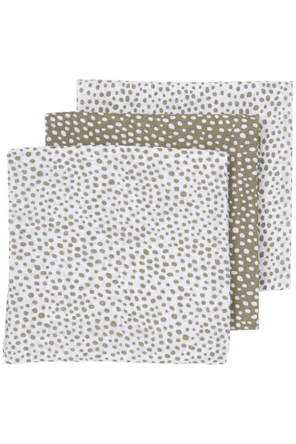 Meyco Hydrofiele Doek 3St Cheetah Taupe - Meyco - Babywinkel - 4054703452488