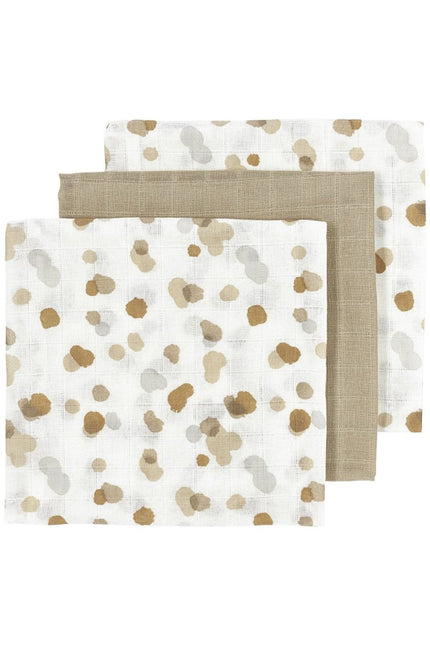 Meyco Hydrofiele Doek 3St Stains Sand - Meyco - Babywinkel - 4054703452969