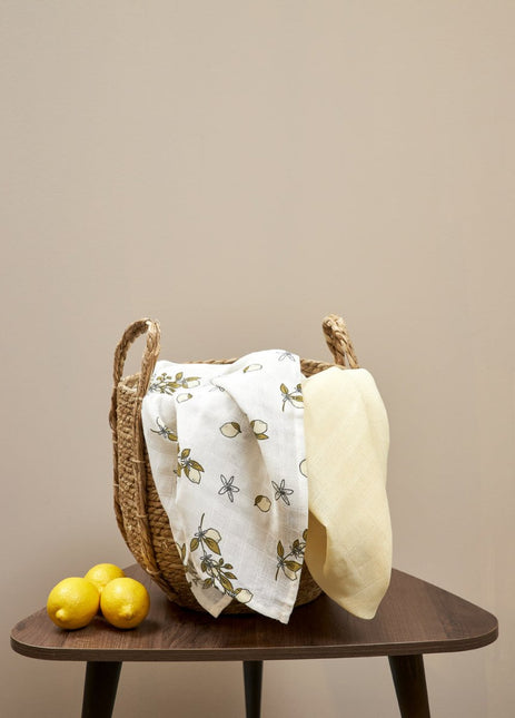 Meyco Hydrofiele Doek Hydrofiel Set 9St Lemon - Meyco - Babywinkel - 4054703450705