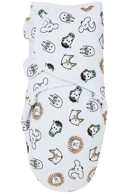Meyco Inbakerdoek Animal Multicolour 0 - 3 Mnd - Meyco - Babywinkel - 4054703491012