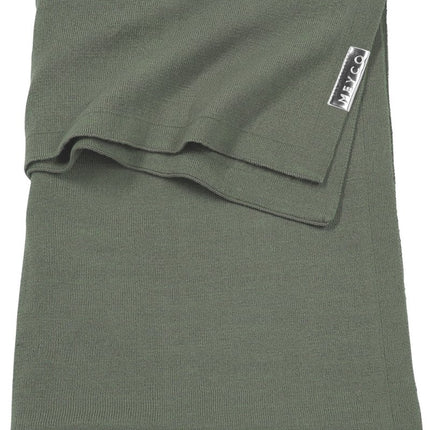 Meyco Ledikantdeken Knit Basic Forest Green - Meyco - Babywinkel - 4054703530322