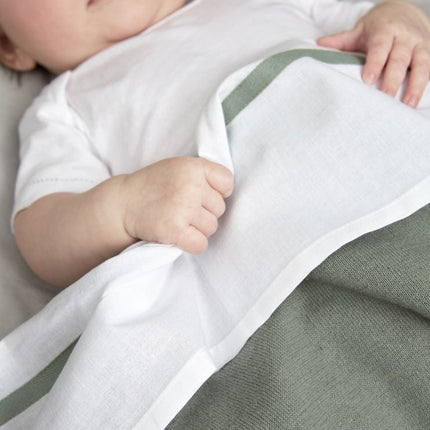 Meyco Ledikantdeken Knit Basic Forest Green - Meyco - Babywinkel - 4054703530322