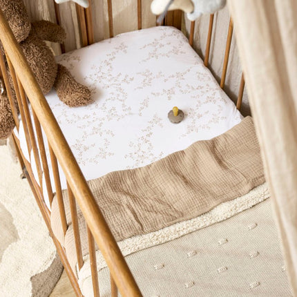 Meyco Ledikantdeken Knots Teddy Soft Sand 100X150cm - Meyco - Babywinkel - 4054703166224