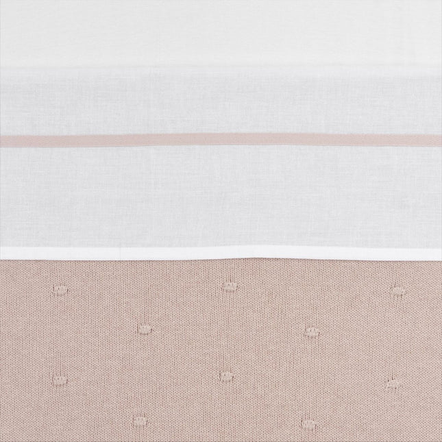 Meyco Ledikantlaken Bies Soft Pink - Meyco - Babywinkel - 4054703414813