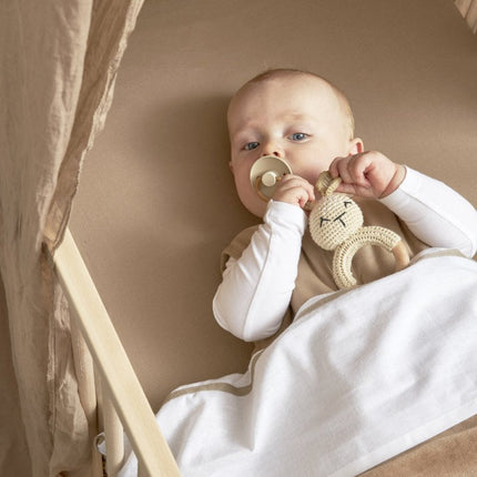 Meyco Ledikantlaken Bies Taupe - Meyco - Babywinkel - 4054703141177