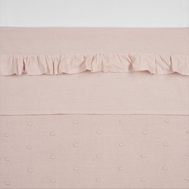 Meyco Ledikantlaken Ruffle Soft Pink - Meyco - Babywinkel - 4054703414936