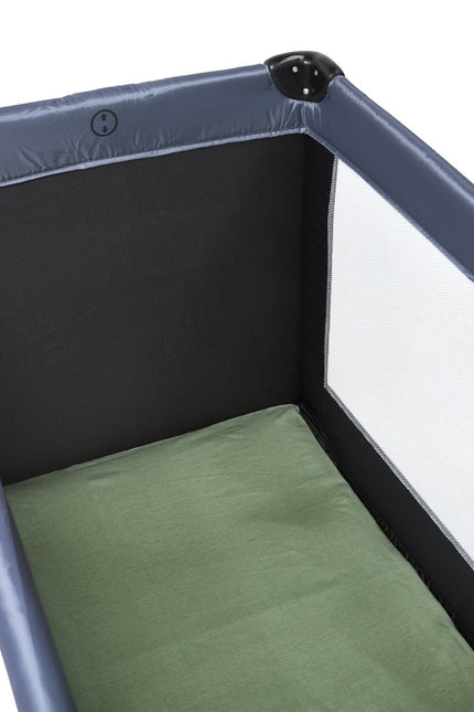 Meyco Matrashoes Jersey Campingbed Deluxe 60X120 Forest Green - Meyco - Babywinkel - 4054703544329