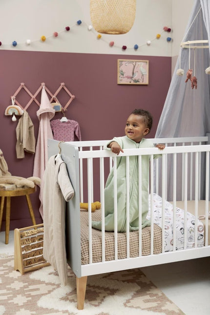 Meyco Slaapzak Baby Afritsbare Mouwen Greige - Meyco - Babywinkel - 4054703183498