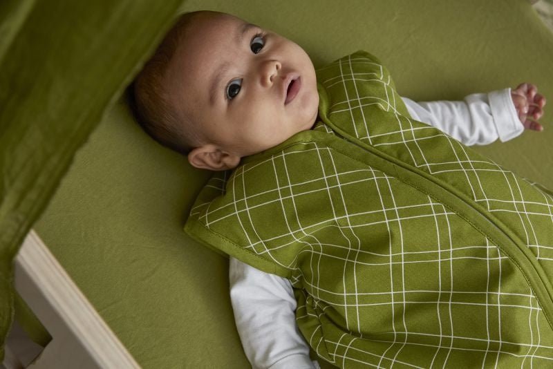 Meyco Slaapzak Baby Double Diamond Avocado koop je bij Babywinkel