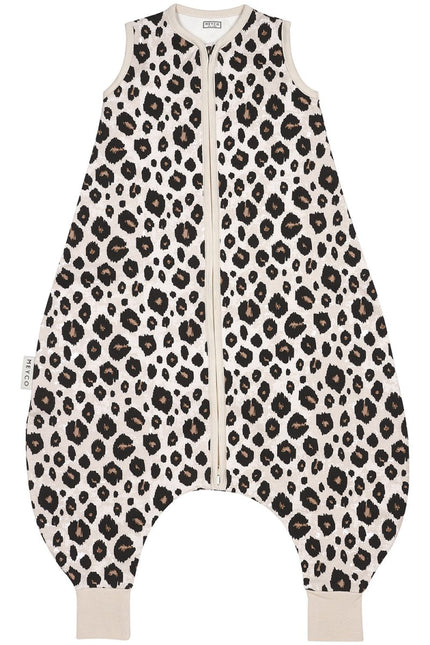 Meyco Slaapzak Baby Overall Jumper 80cm Leopard Sand Melange - Meyco - Babywinkel - 4054703744804