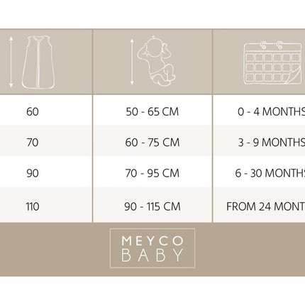 Meyco Slaapzak Baby Sand Melange - Meyco - Babywinkel - 4054703237313
