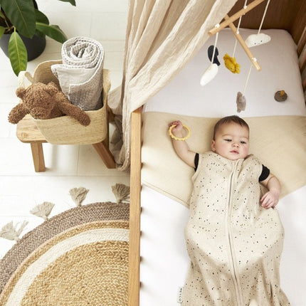 Meyco Slaapzak Baby Sand Melange - Meyco - Babywinkel - 4054703237313