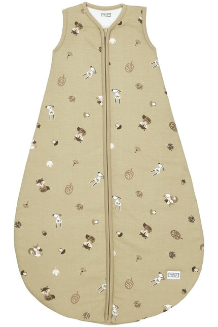 Meyco Slaapzak Baby Winter Rond Forest Animals Sand - Meyco - Babywinkel - 4054703721737