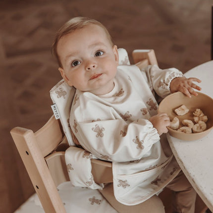 Meyco Slabbetje Gingerbread Soft Sand - Meyco - Babywinkel - 4054703242065