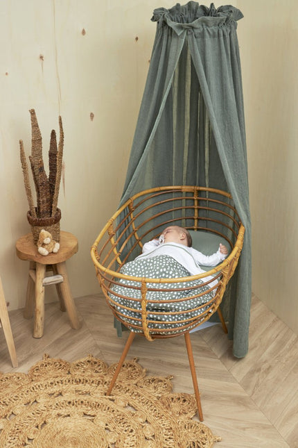 Meyco Sluier Ledikant Forest Green - Meyco - Babywinkel - 4054703593327