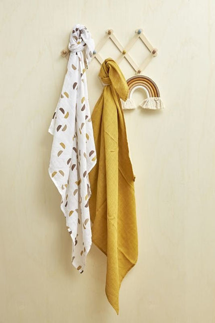 Meyco Wasbare Luier Shapes Honey Gold 3st - Meyco - Babywinkel - 4054703452990
