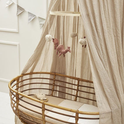 Meyco Wiegdeken Bamboe Offwhite 75X100cm koop je bij Babywinkel