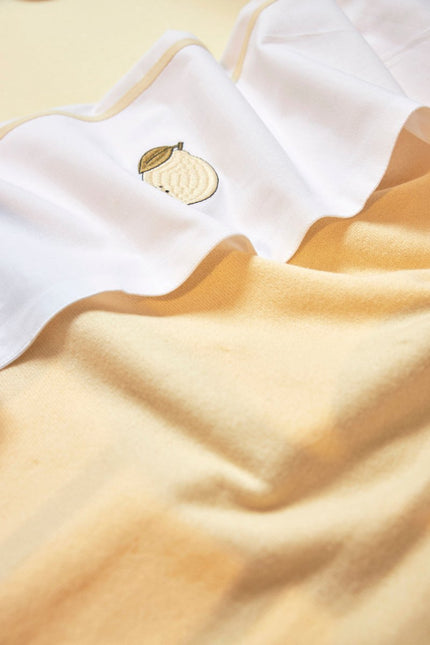 Meyco Wiegdeken Knit Basic Soft Yellow 75X100cm - Meyco - Babywinkel - 4054703273212