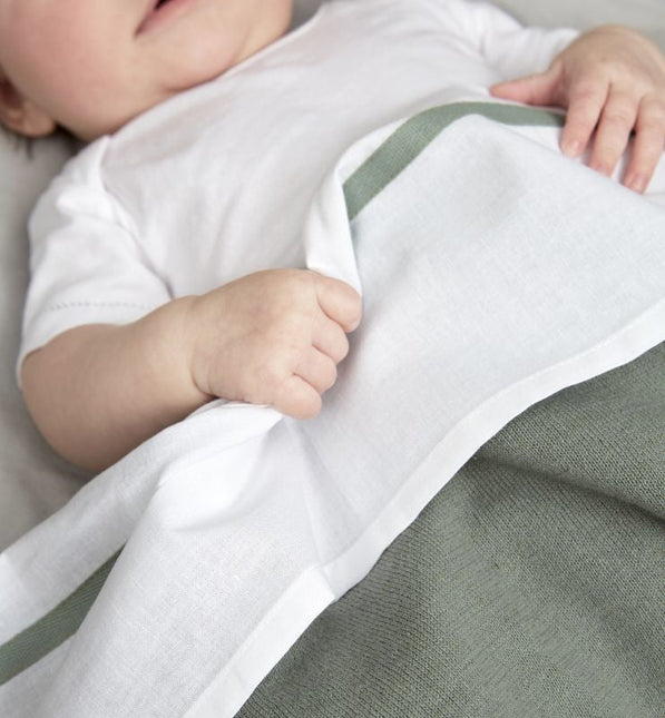 Meyco Wiegdeken Knit Forest Green - Meyco - Babywinkel - 4054703330328