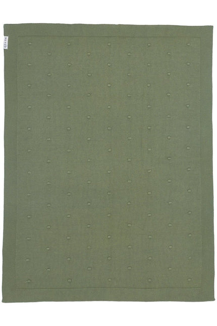 Meyco Wiegdeken Mini Knots Forest Green - Meyco - Babywinkel - 4054703330786
