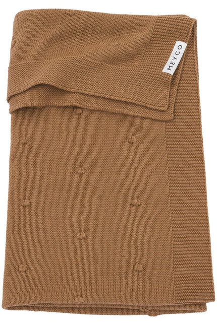 Meyco Wiegdeken Mini Knots Toffee - Meyco - Babywinkel - 4054703330885