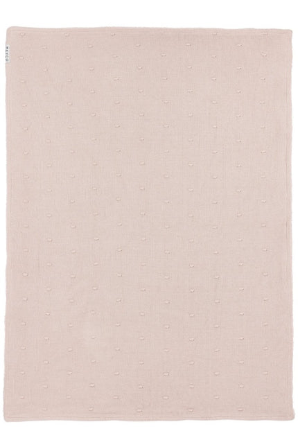 Meyco Wiegdeken Teddy Mini Knots Soft Pink - Meyco - Babywinkel - 4054703350890