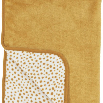 Meyco wiegdeken Teddy Reisdeken Cheetah Honey Gold - Meyco - Babywinkel - 4054703373370