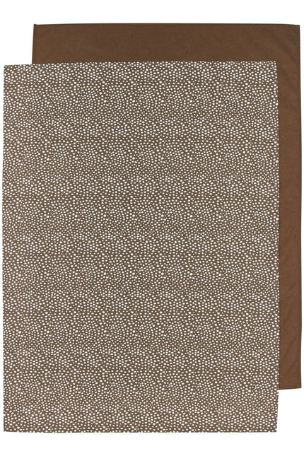 Meyco Wieglaken 2St Cheetah Choclolate Choclolate koop je bij Babywinkel