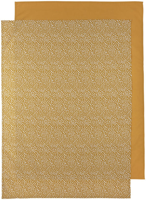 Meyco Wieglaken 2St Cheetah Honey Gold Honey Gold - Meyco - Babywinkel - 4054703443127