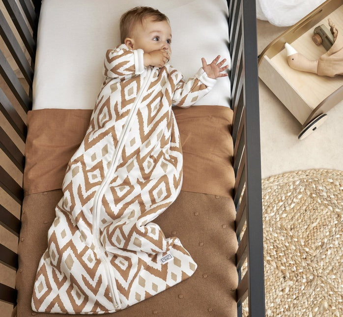 Meyco Wieglaken 2St Ikat Sand Toffee - Meyco - Babywinkel - 4054703443769