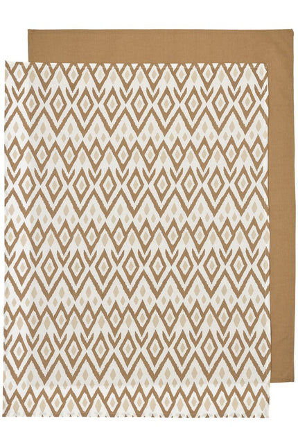 Meyco Wieglaken 2St Ikat Sand Toffee - Meyco - Babywinkel - 4054703443769