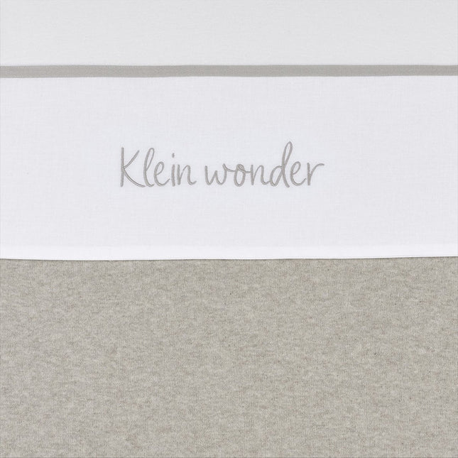 Meyco Wieglaken Klein Wonder Greige 75X100cm - Meyco - Babywinkel - 4054703164190