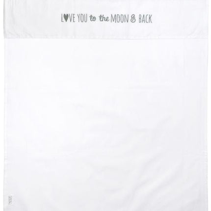 Meyco Wieglaken Love You To The Moon & Back Forest Green - Meyco - Babywinkel - 4054703413649