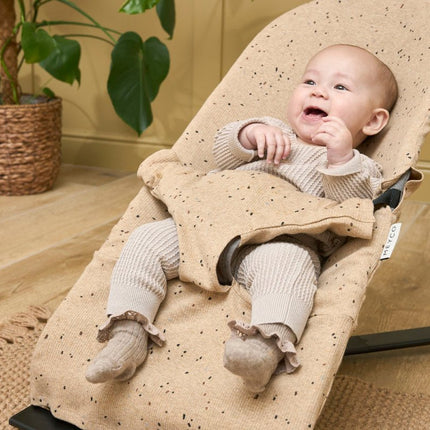 Meyco Wipstoel Hoes Rib Mini Toffee Melange - Meyco - Babywinkel - 4054703584400