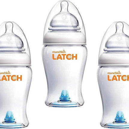Munchkin Babyfles 3 Delig Latch Zuigfles 240ml - Munchkin - Babywinkel - 5019090116367