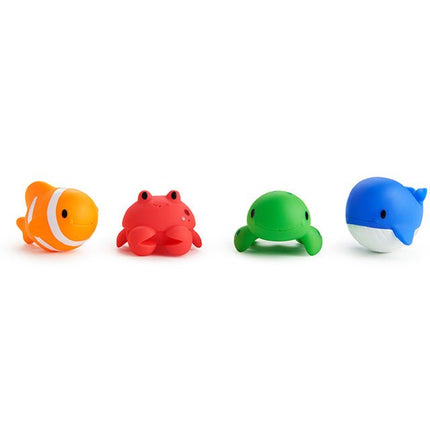 Munchkin Badspeelgoed Ocean Sea Spuitende Dieren 4St - Munchkin - Babywinkel - 5019090111034