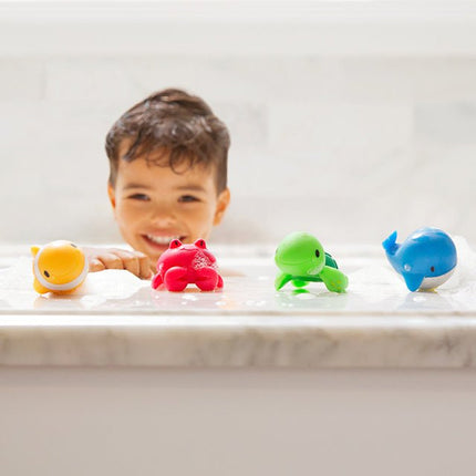 Munchkin Badspeelgoed Ocean Sea Spuitende Dieren 4St - Munchkin - Babywinkel - 5019090111034