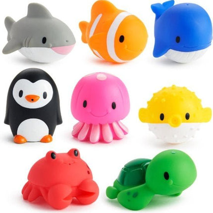Munchkin Badspeelgoed Ocean Sea Spuitende Dieren 8St - Munchkin - Babywinkel - 5019090123358
