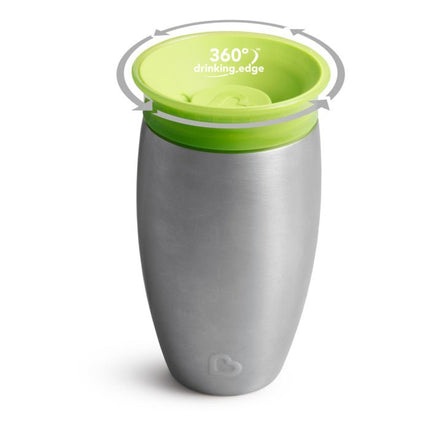 Munchkin Drinkbeker Miracle Sippy Cup Green Roestvrij Staal - Munchkin - Babywinkel - 5019090124539